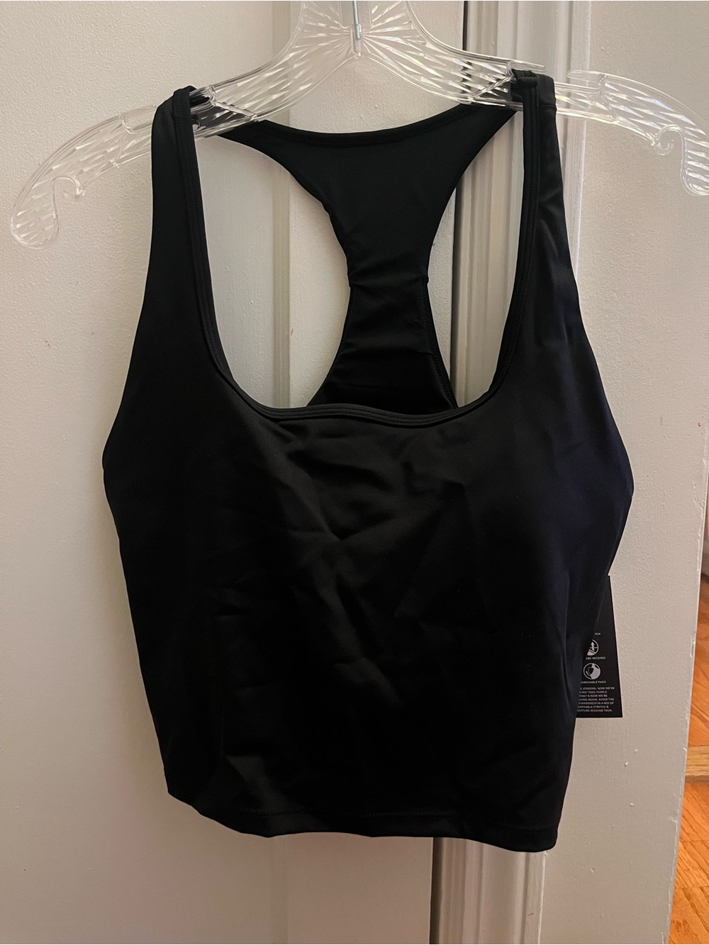 Hollister Gillyhicks Black Racerback Tank Sports Bra